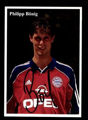 Philipp Bönig Autogrammkarte Bayern München-Amateure 2000-01 Original Signiert