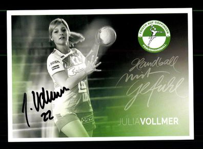 Julia Vollmer Autogrammkarte Frisch auf Göppingen Original Handball + A 166220