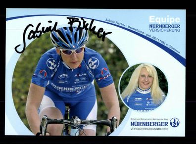 Sabine Fischer Autogrammkarte Original Signiert Radfahren+ A 220569