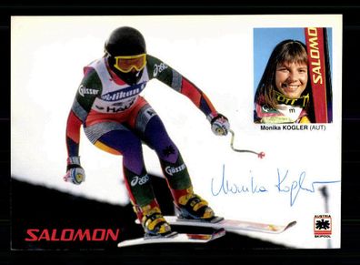 Monika Kogler Autogrammkarte Originial Signiert Skialpine + A 220298
