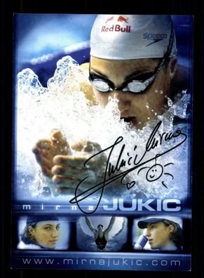 Mirna Jukic Schwimmen Autogrammkarte Original Signiert + A 220690