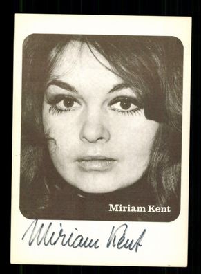 Miriam Kent Autogrammkarte Original Signiert + M 2627