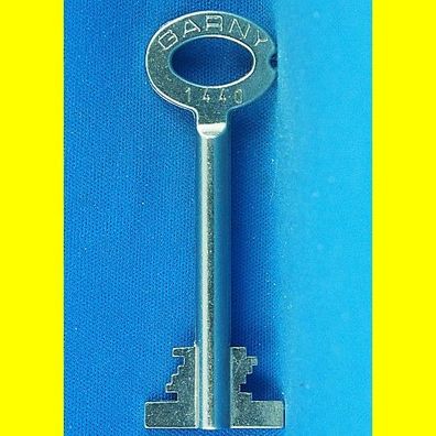 Garny Tresor Doppelbart - Schlüssel Profil 1440 - Länge 70 mm - gebohrt 3 mm