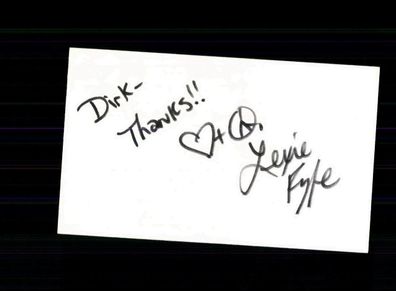 Lexie Fyfe Original Signiert + M 2908