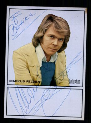 Markus Felden Autogrammkarte Original Signiert + M 2953