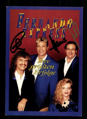 Fernando Express Autogrammkarte Original Signiert + M 3047