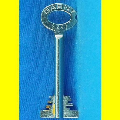 Garny Tresor Doppelbart - Schlüssel Profil 2241 - Länge 70 mm - gebohrt 3 mm
