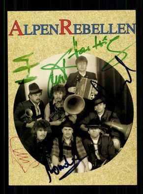 Alpen Rebellen Autogrammkarte Original Signiert + M 3176