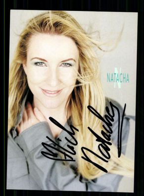 Natacha Autogrammkarte Original Signiert + M 3238