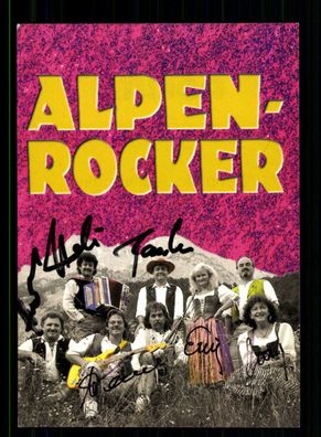 Alpen Rocker Autogrammkarte Original Signiert + M 3331