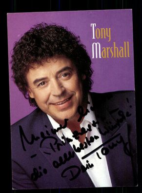 Tony Marshall Autogrammkarte Original Signiert + M 3838