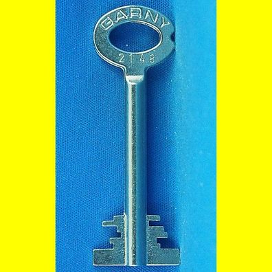 Garny Tresor Doppelbart - Schlüssel Profil 2148 - Länge 70 mm - gebohrt 3 mm