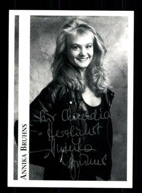 Annika Bruhns Autogrammkarte Original Signiert + M 4093