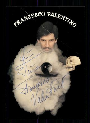 Francesco Valentino Autogrammkarte Original Signiert + M 4536