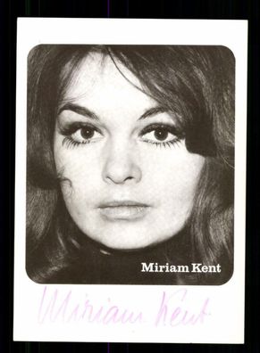 Miriam Kent Autogrammkarte Original Signiert + M 4822