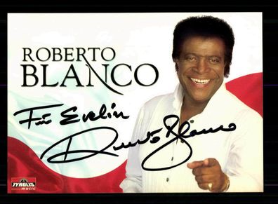 Roberto Blanco Autogrammkarte Original Signiert + M 5351