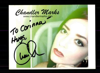 Chandler Marks Autogrammkarte Original Signiert + M 5366