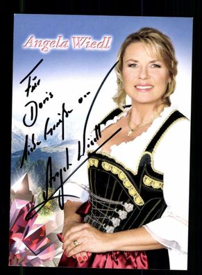 Angela Wiedl Autogrammkarte Original Signiert + M 5746