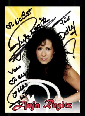 Anja Regitz Autogrammkarte Original Signiert + M 5813
