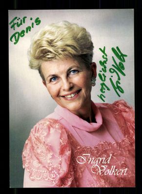 Ingrid Volkert Autogrammkarte Original Signiert + M 5829