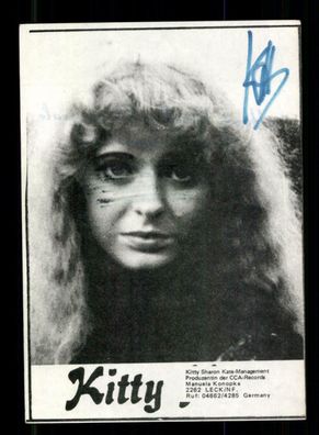 Kitty Autogrammkarte Original Signiert + M 6038