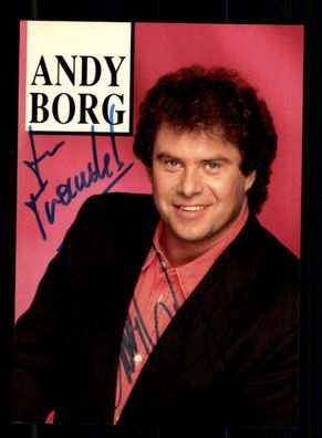 Andy Borg Autogrammkarte Original Signiert + M 6076