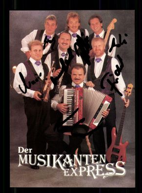 Musikanten Express Autogrammkarte Original Signiert + M 6194