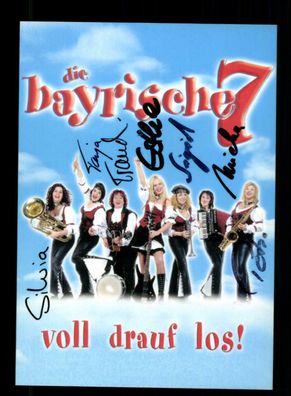 Die Bayrische 7 Autogrammkarte Original Signiert + M 6276