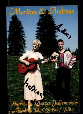 Martina und Andreas Foto Original Signiert + M 6283