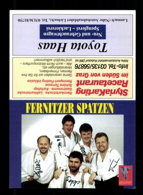 Fernitzer Spatzen Autogrammkarte Original Signiert + M 6349