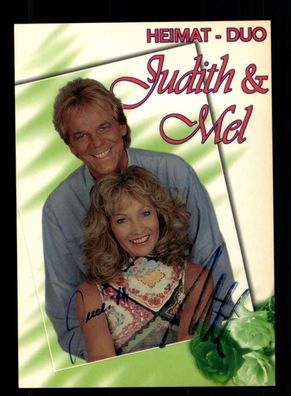 Judith und Mel Autogrammkarte Original Signiert + M 6367