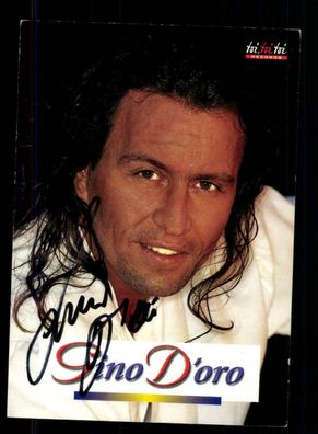Gino DÓro Autogrammkarte Original Signiert + M 6432