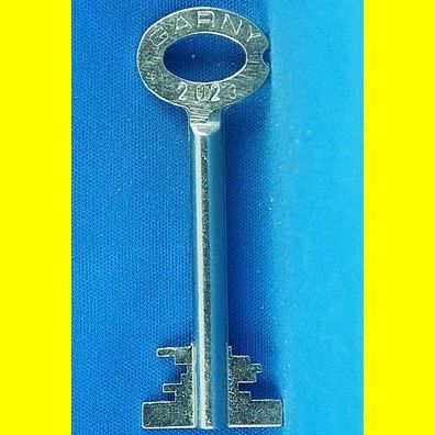 Garny Tresor Doppelbart - Schlüssel Profil 2023 - Länge 70 mm - gebohrt 3 mm