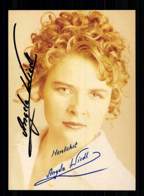 Angela Wiedl Autogrammerkarte Original Signiert + M 6795