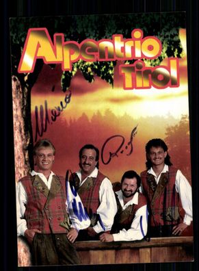 Alpentrio Tirol Autogrammkarte Original Signiert + M 6880