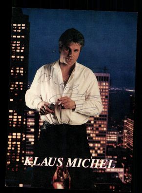 Klaus Michel Autogrammkarte Original Signiert + M 7029