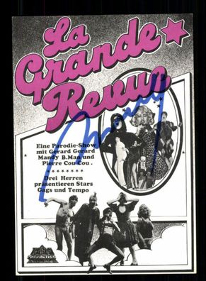 La Grande Revue Autogrammkarte Original Signiert + M 7242
