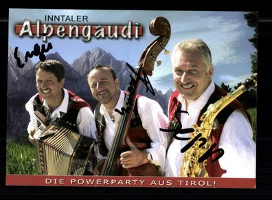 Inntaler Alpengaudi Autogrammkarte Original Signiert + M 7416