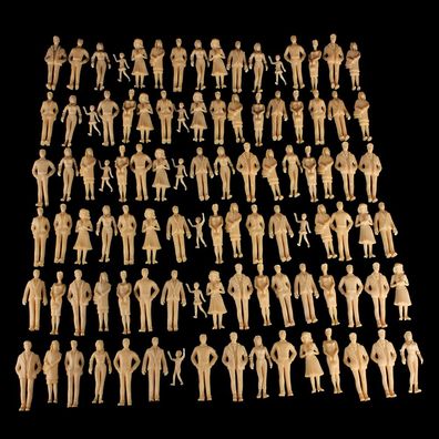 100 Stk. Stehende Spur G Figuren 1:24 Zubehör Menschen (0,27€/1Stk)