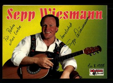 Sepp Wiesmann Autogrammkarte Original Signiert + M 7813