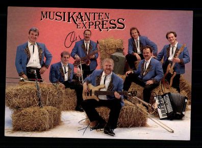 Musikanten Express Autogrammkarte Original Signiert + M 7865