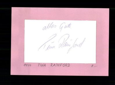 Tina Rainford Original Signiert + M 7986