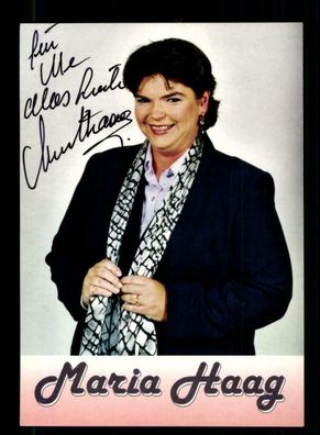 Maria Haag Autogrammkarte Original Signiert + M 8102