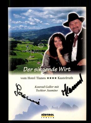 Konrad und Jasmine Goller Autogrammkarte Original Signiert + M 8124