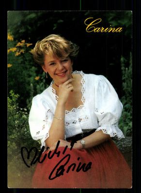 Carina Autogrammkarte Original Signiert + M 8236