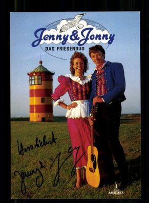 Jenny und Jonny Autogrammkarte Original Signiert + M 1510