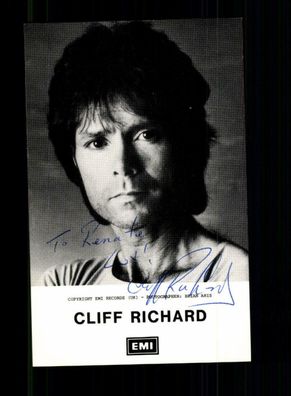 Cliff Richard Autogrammkarte Original Signiert + M 1609