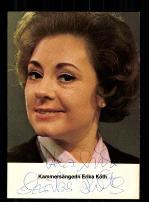 Erika Köth Autogrammkarte Original Signiert + M 1947