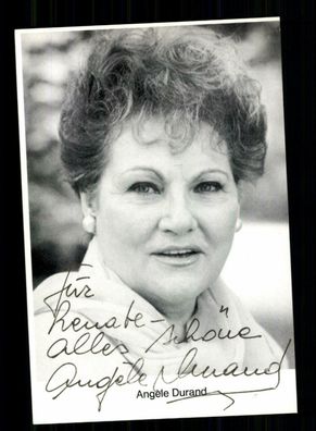 Angele Durand Autogrammkarte Original Signiert + M 1956