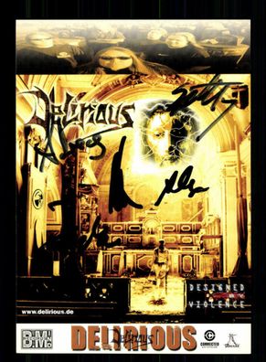 Delirious Autogrammkarte Original Signiert + M 1977